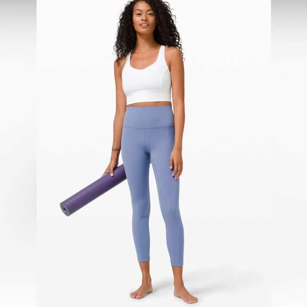 Lululemon Align High-Rise Pant 25" Water Drop Blue Nulu Leggings Size 6 W5CTBS